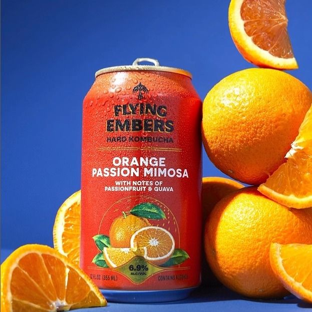 Orange Passion Mimosa Hard Kombucha from Flying Embers is the perfect beverage for your Sunday Morning! 🍺🥂

Bright, blended, and tangy, our tropical take on the beloved brunch cocktail is a terrific partner for a day of cruising under sun-dappled palms (or falling asleep under them, if that’s your thing).

Also try their new variety pack - Birds of Paradise!

@flyingembers 
#hardkombucha #brunchbeer #cheers
