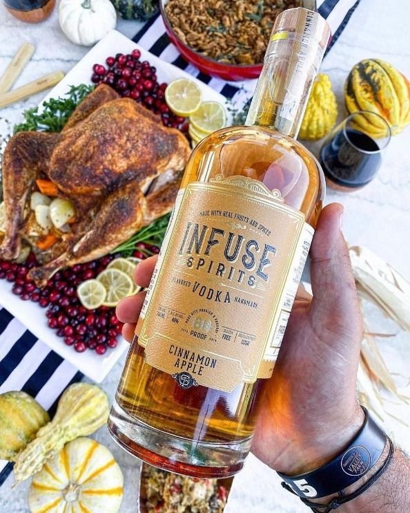 The perfect Thanksgiving cocktail doesn't exist.... or does it?!

Try one of these great cocktails with @infusespirits!

Liquid Apple Pie
2oz Cinnamon Apple Vodka
.5oz Cardamon Spice syrup
Lemon Juice
3 dashes of ginger bitters
**combine everything in a shaker with ice and strain into a cocktail glass over one large ice cube!  Garnish with apple and cinnamon stick.

Ultimate Autumn Punch Recipe
6 cups of ice
1 gallon of apple cider
1 bottle of sparkling wine
2 bottles on ginger beer
1 cup of Cinnamon Apple Codka
apples to garnish

Cheers and enjoy!🥂🍾