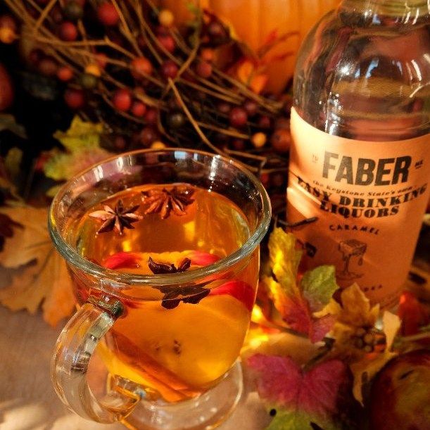 Looking for a fun Thanksgiving cocktail?

Faber Liquors has a flavored vodka perfect for every occasion!

Try one of these delicious recipes using @faberliquors!

Pumpkin Pie Martini
3oz Faber Vanilla
1oz half & half
2 tbsp pumpkin pie puree
1/4 tsp pumpkin pie spice
**with ice in a shaker, combine the vodka, half & half, puree and spice.  Shake and strain into 2 glasses and garnish with whipped cream and cinnamon!

Caramel Hot Toddy
1 cup water
1.5 tbsp honey
1 tbsp lemon juice
1 large cinnamon stick
7-8 cloves
1.5oz Faber Caramel
**Over medium heat, bring to a boil water, honey, lemon juice, cinnamon stick, and cloves.  Reduce het, and strain.  Before pouring into glass, add vodka to the mug and garnish!